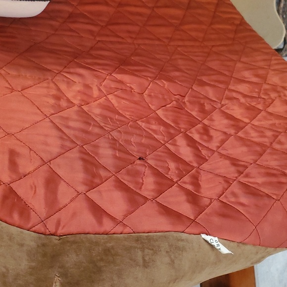 Foxy Brown vintage ultra suede padded lining faux fur collar coat - Picture 10 of 13